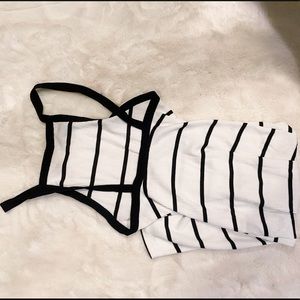 tight long stripe dress charlotte russe